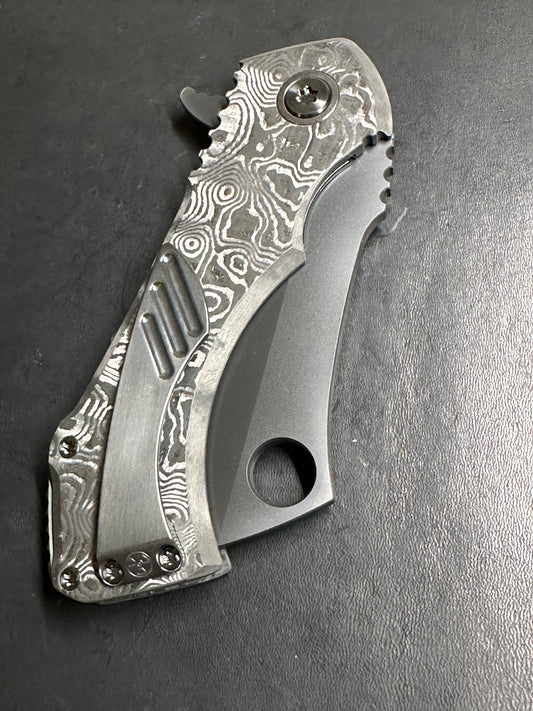 Blackout Fat carbon black dunes nested liner lock V2 F2 With Zirc accents!