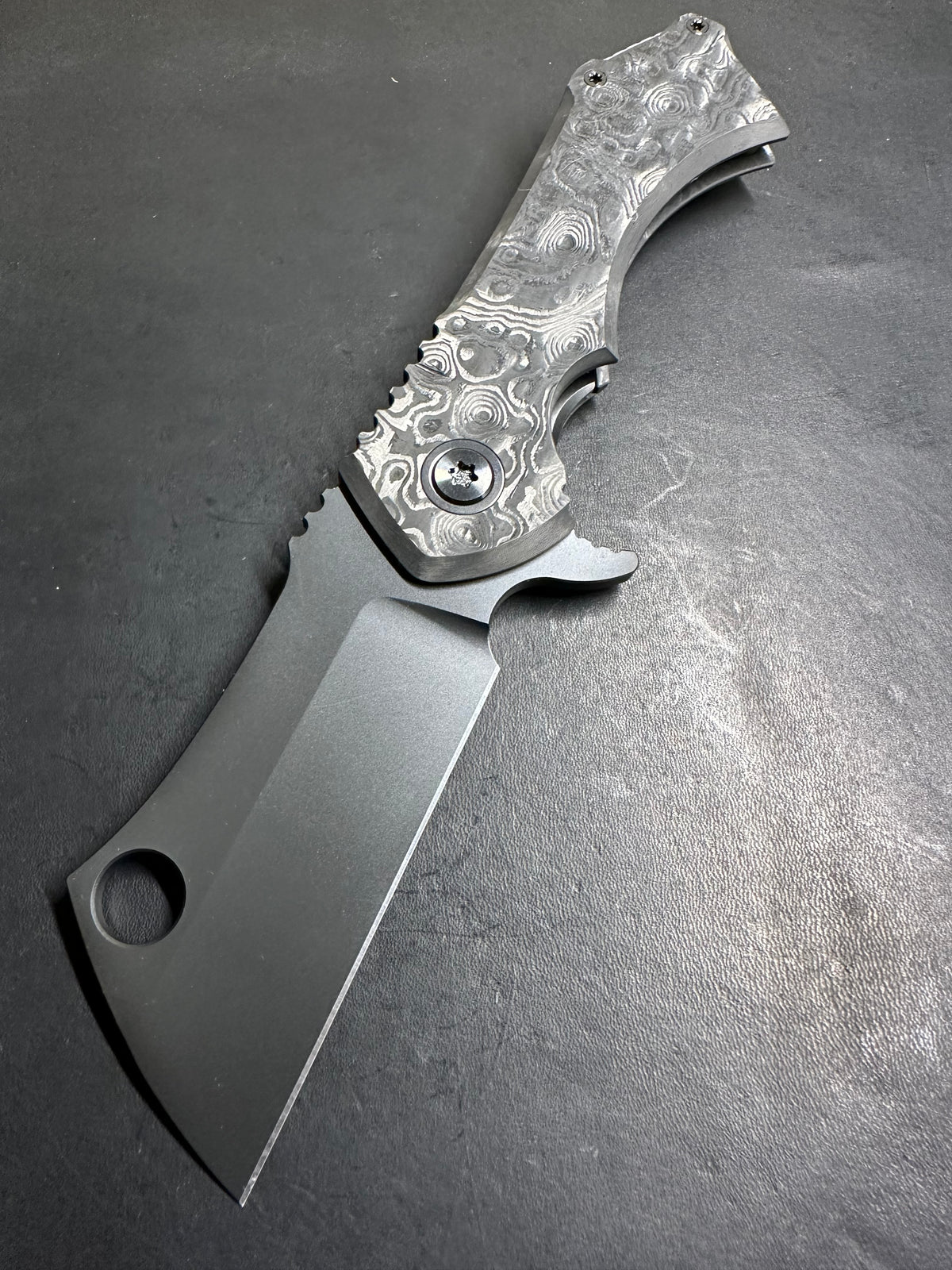 Blackout Fat carbon black dunes nested liner lock V2 F2 With Zirc accents!
