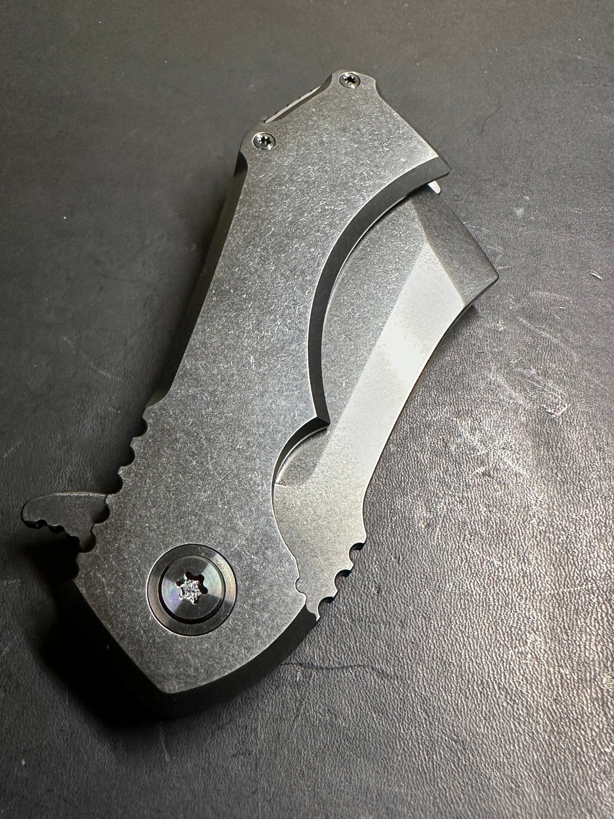 (Coming soon!) Stone polished blackout nested liner Axe Swedge