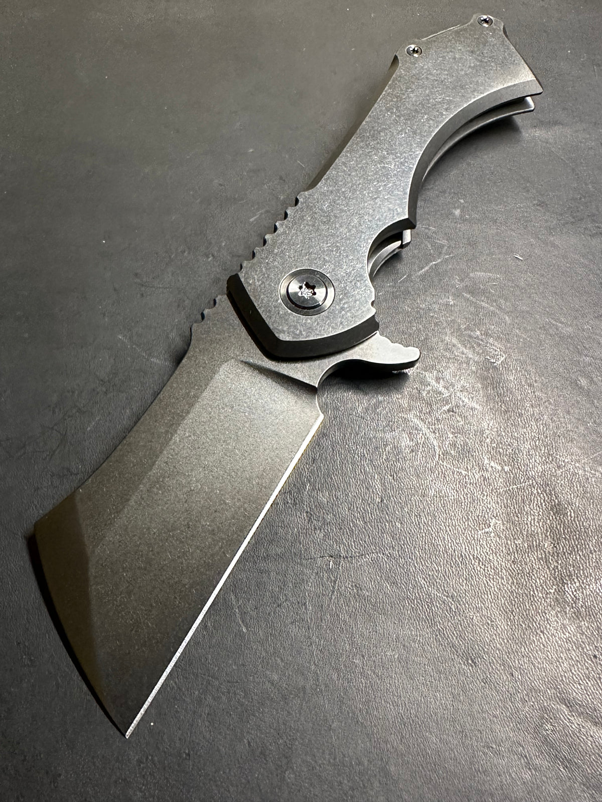 (Coming soon!) Stone polished blackout nested liner Axe Swedge