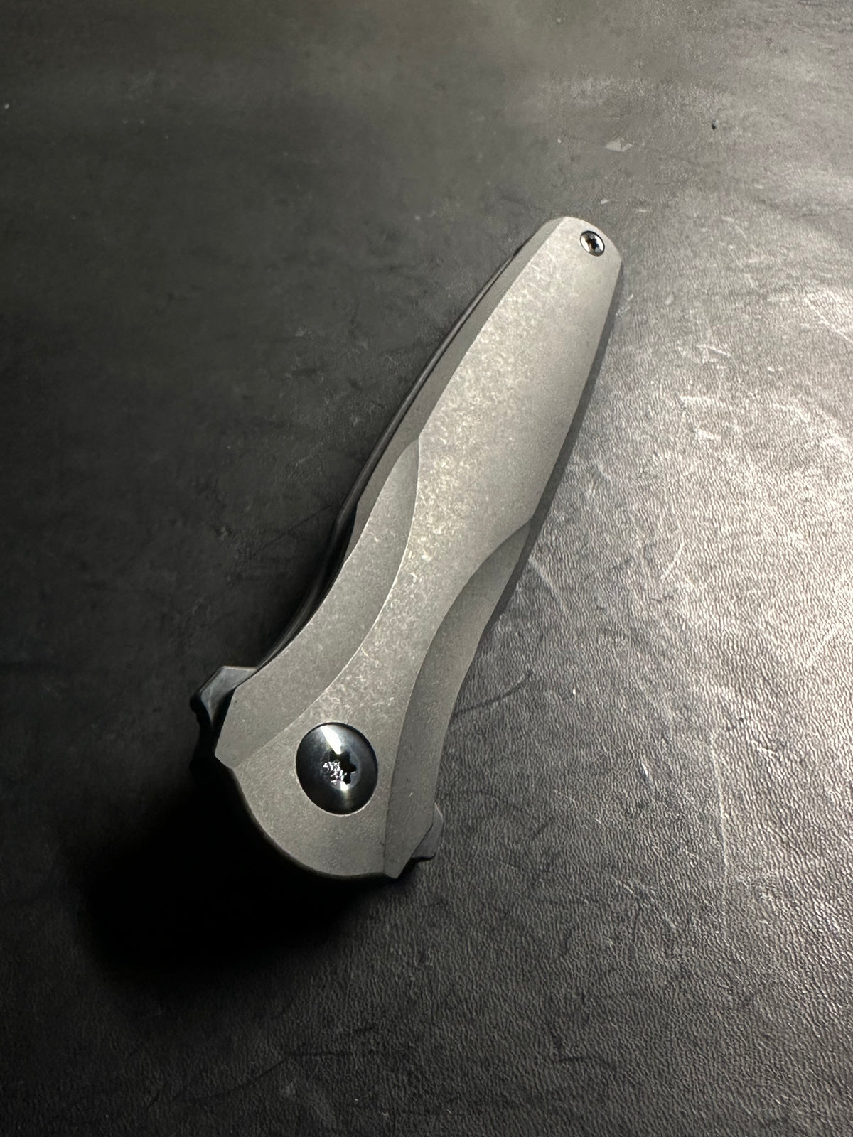 Mini DLC blackout smooth finish Liability satin DLC blade