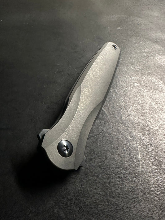 Mini DLC blackout smooth finish Liability satin DLC blade