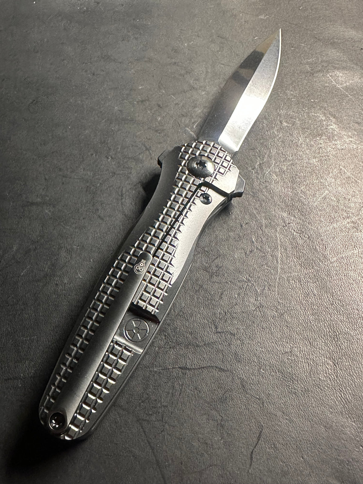 Mini Frag DLC blackout stone polished DLC blade limited