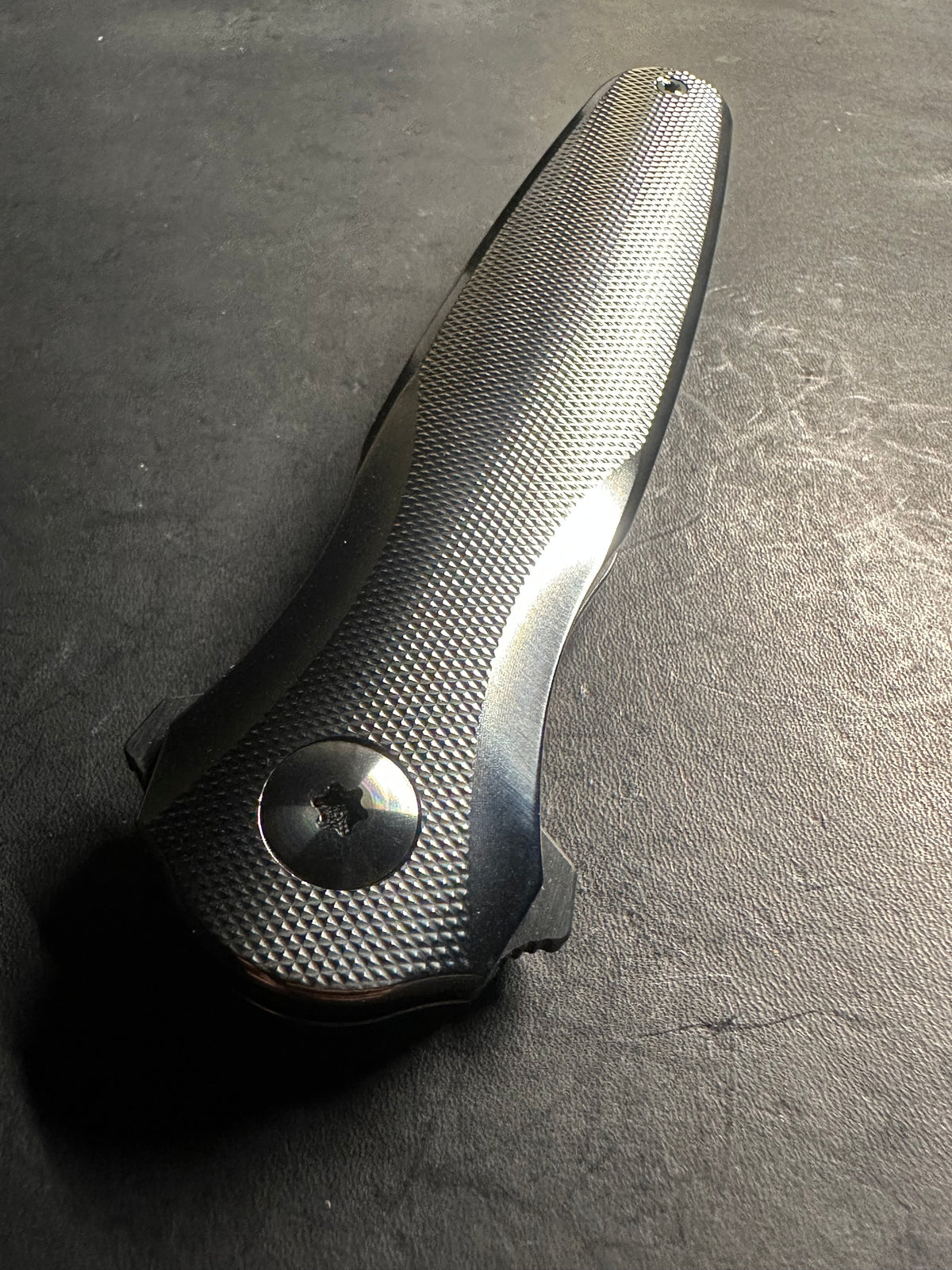 Polished DLC full size knurled, Satin DLC Liability