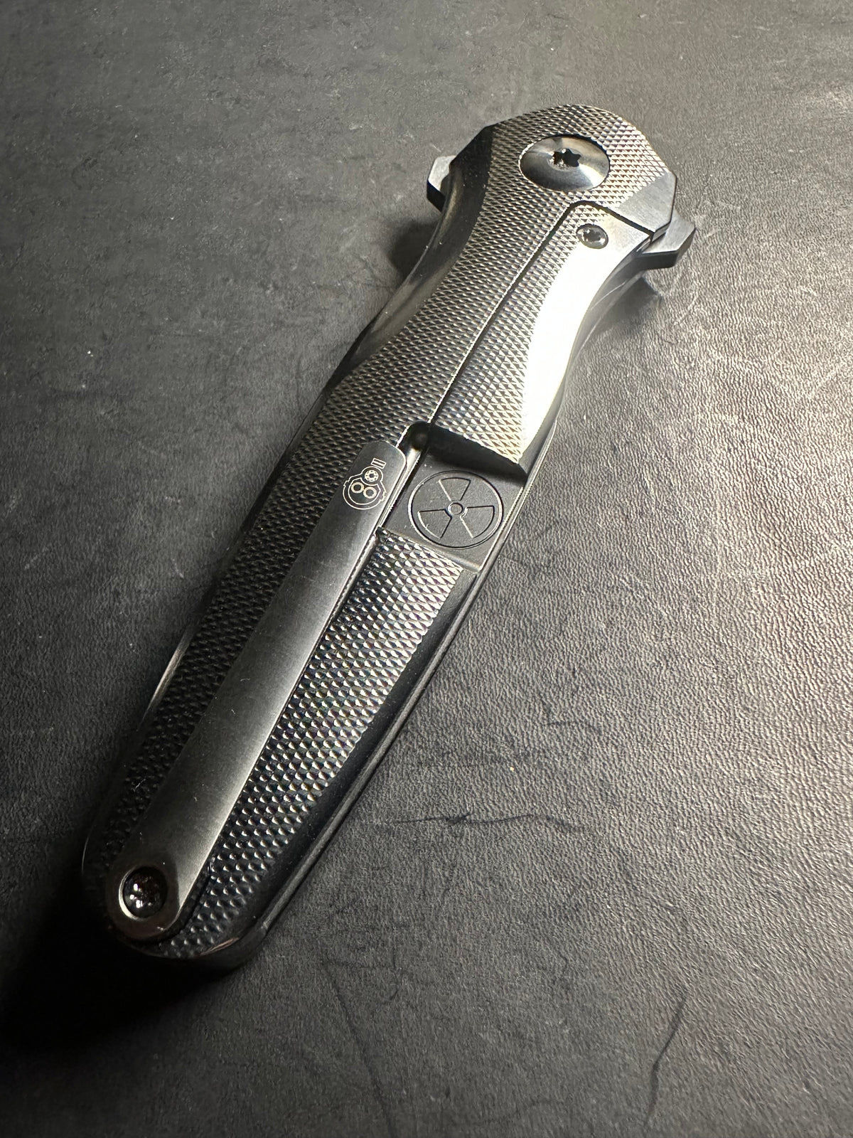 Polished DLC full size knurled, Satin DLC Liability