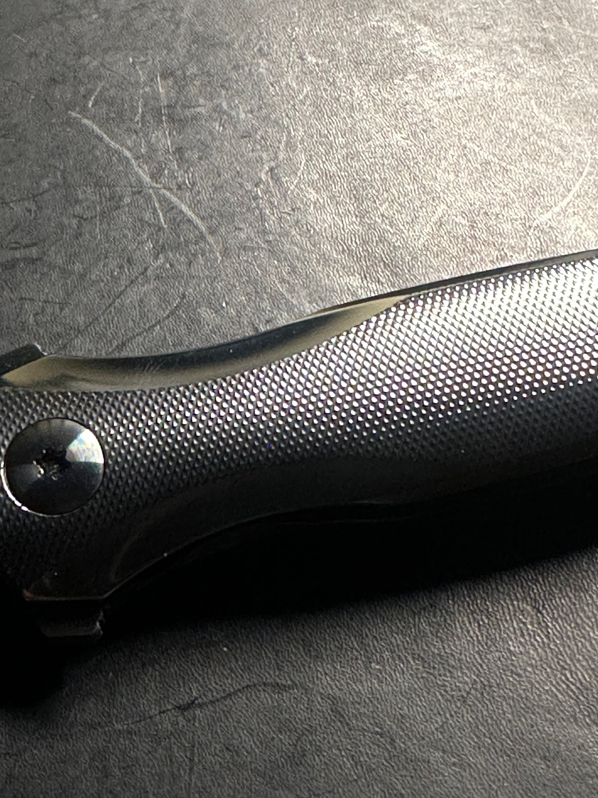 Polished DLC full size knurled, Satin DLC Liability