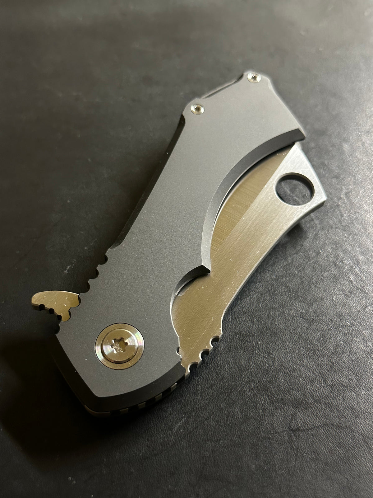 2 tone DLC handles V2 satin ground S90V