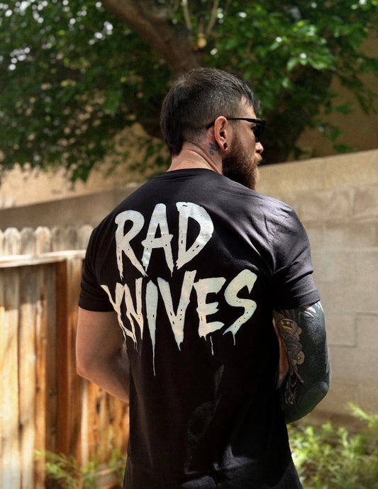 Limited RADKNIVES t-shirt and sticker pack